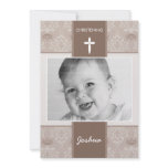 PHOTO CHRISTENING INVITES :: pretty 4P invitations