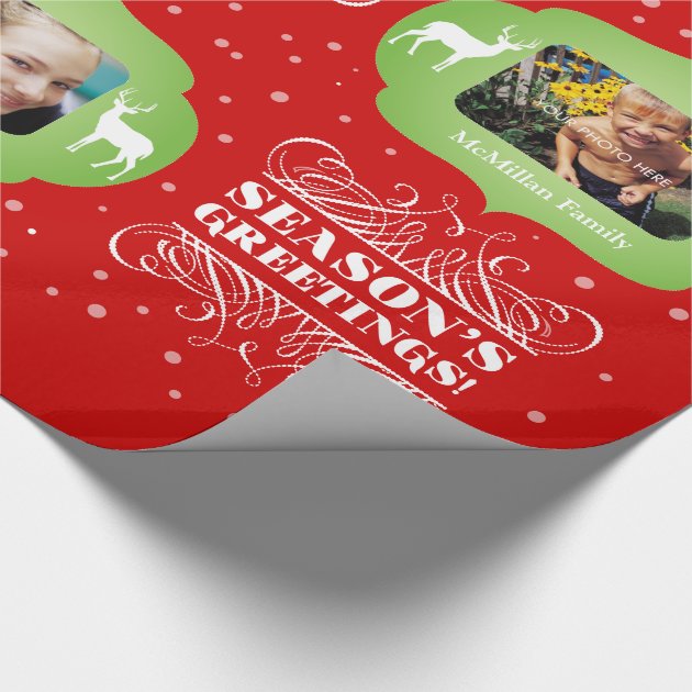 Photo Christmas Gift Wrappers Wrapping Paper 4/4