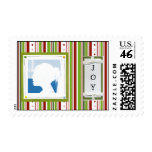 PHOTO CHRISTMAS POSTAGE STAMP TEMPLATE