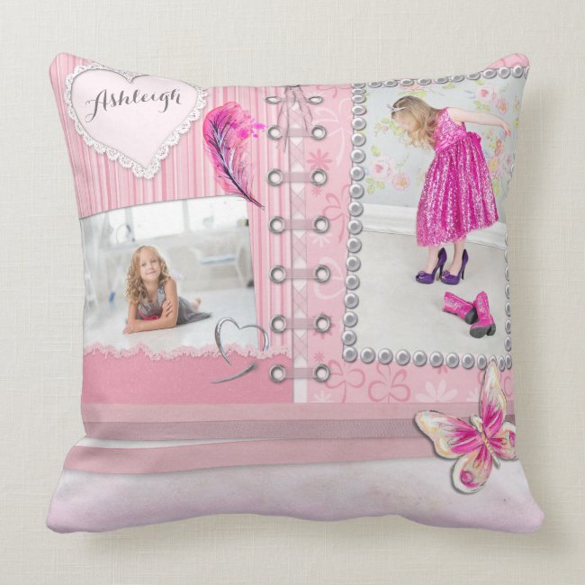 Photo Collage Girls Scrapbook Custom