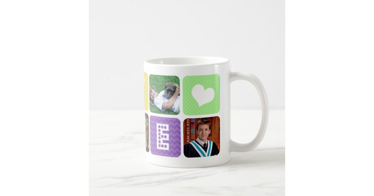 Photo Collage Multicolor Coffee Mug Zazzle