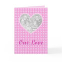 Photo Cutout Heart Valentine's Day Card Template