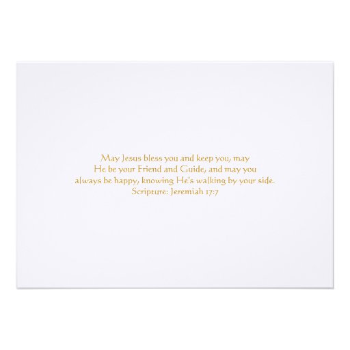 Photo First Communion Invitations