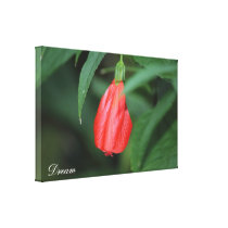 Photo Flower Stretched Canvas Prints