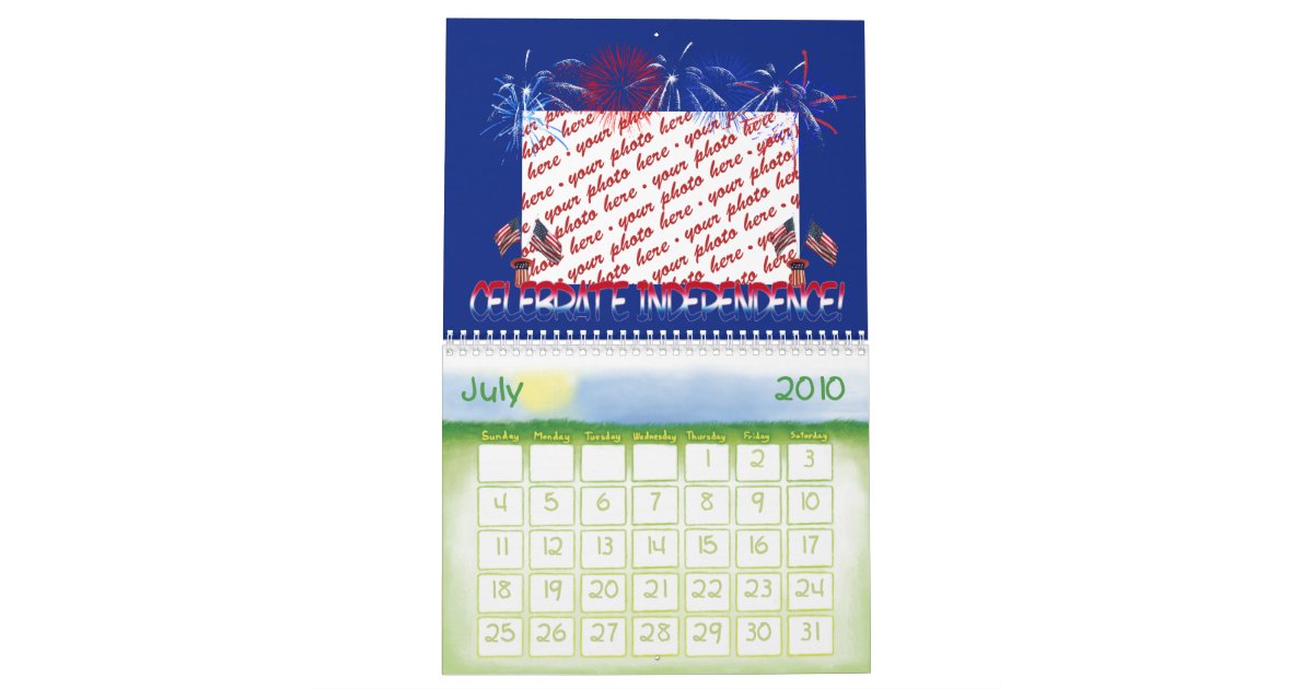 Photo Frame Calendar | Zazzle