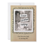 Photo Frame Template Party Announcement