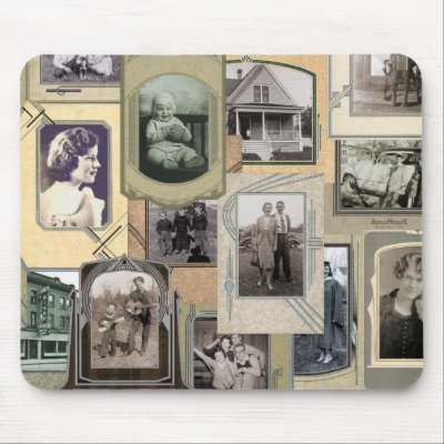 Photo Frames Mouse Pad by ZowHaus