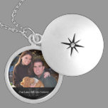 Photo Gift Necklace - Monogram   Custom Text
