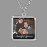 Photo Gift Necklace - Monogram Text