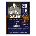 Photo Graduation/ Football Custom Invite