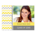 Photo Graduation Party Invitation Postcard Chevron