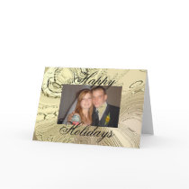 Photo Greeting Card Blank - Happy Holidays by dizzypixels Photo Greeting Card Blank - Happy Holidays