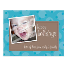 PHOTO GREETING POSTCARD :: cheeky spotted 11