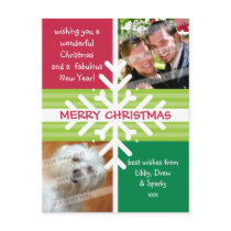 PHOTO GREETING POSTCARD :: snowflake dissection P1 by holidayboutique PHOTO GREETING POSTCARD :: snowflake dissection P1