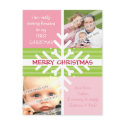 PHOTO GREETING POSTCARD :: snowflake dissection P2