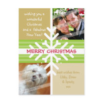 PHOTO GREETING POSTCARD :: snowflake dissection P4 by holidayboutique PHOTO GREETING POSTCARD :: snowflake dissection P4