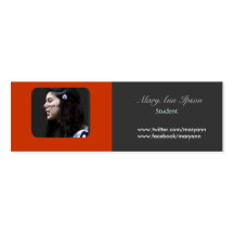 Photo Holder Academic  & Sudent Life Business Card Templates