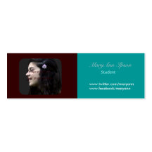 Photo Holder  Campus & Sudent Life Business Card Template