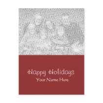 Photo Holiday Card postcards