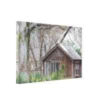 Photo House Stretched Canvas Prints
