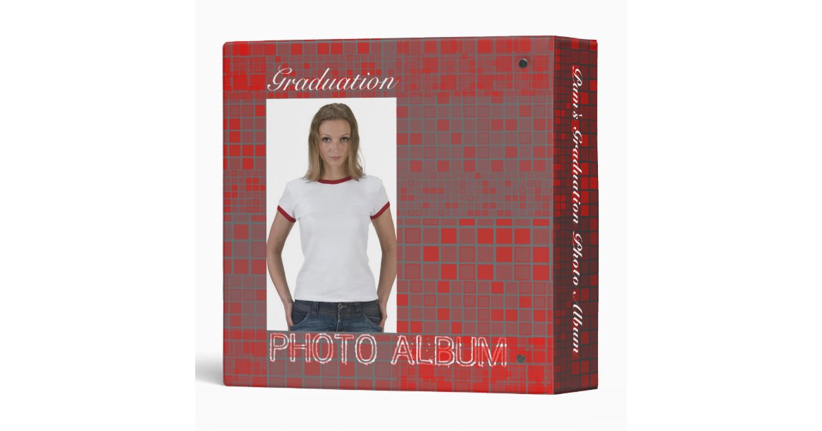 photo insert graduation photo album 2 binder zazzle photo binder inserts