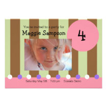 Photo Invitation  (#INV 028) invitations