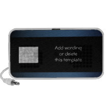 Photo logo blue ice promotional gift speakers