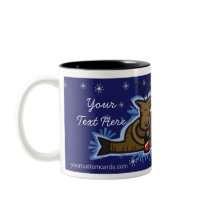 Photo Mug Template - Christmas Reindeer