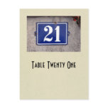 Photo number 21 table card postcards