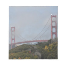 Photo of Golden Gate Bridge on a Sunny Day Scratch Pads