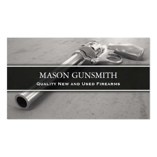 Gunsmith Business Card Templates photo of pistol gunsmith business card zazzle Gunsmith Business Card Templates photo of pistol gunsmith business card zazzle