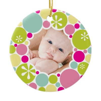 PHOTO ORNAMENT :: bauble wreath 1