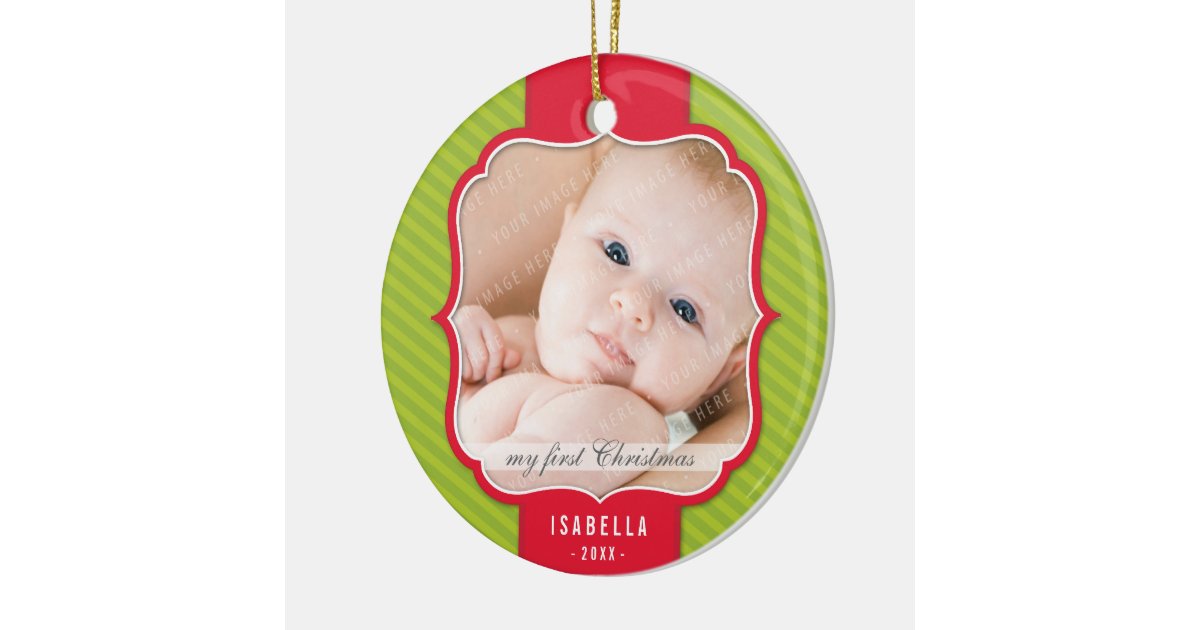 PHOTO ORNAMENT lapel design 2 Zazzle