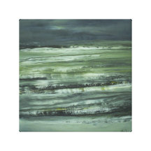Photo painting on fabric gallery wrap canvas