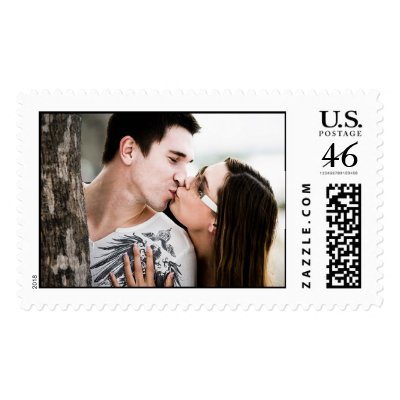 Photo Postage Stamp Wedding