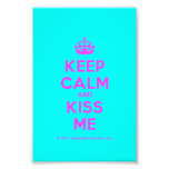 [Crown] keep calm and kiss me  Photo Prints