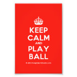 [Crown] keep calm and play ball  Photo Prints