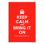 [Campervan] keep calm and bring it on  Photo Prints