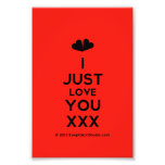 [Two hearts] i just love you xxx  Photo Prints