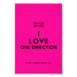 [UK Flag] i love one direction  Photo Prints