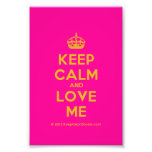 [Crown] keep calm and love me  Photo Prints