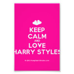 [Two hearts] keep calm and love harry styles  Photo Prints