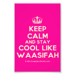 [Dancing crown] keep calm and stay cool like waasifah  Photo Prints