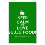 [Cutlery and plate] keep calm and love gujju food!!  Photo Prints