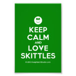 [Smile] keep calm and love skittles  Photo Prints