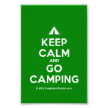 [Tent] keep calm and go camping  Photo Prints