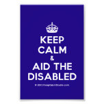 [Crown] keep calm & aid the disabled  Photo Prints