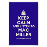 [Crown] keep calm and listen to mac miller  Photo Prints