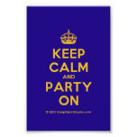 [Crown] keep calm and party on  Photo Prints