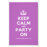 [Dancing crown] keep calm and party on  Photo Prints